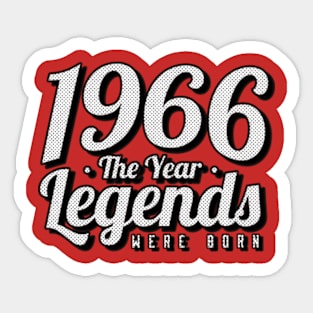 1966 Birth Year Sticker